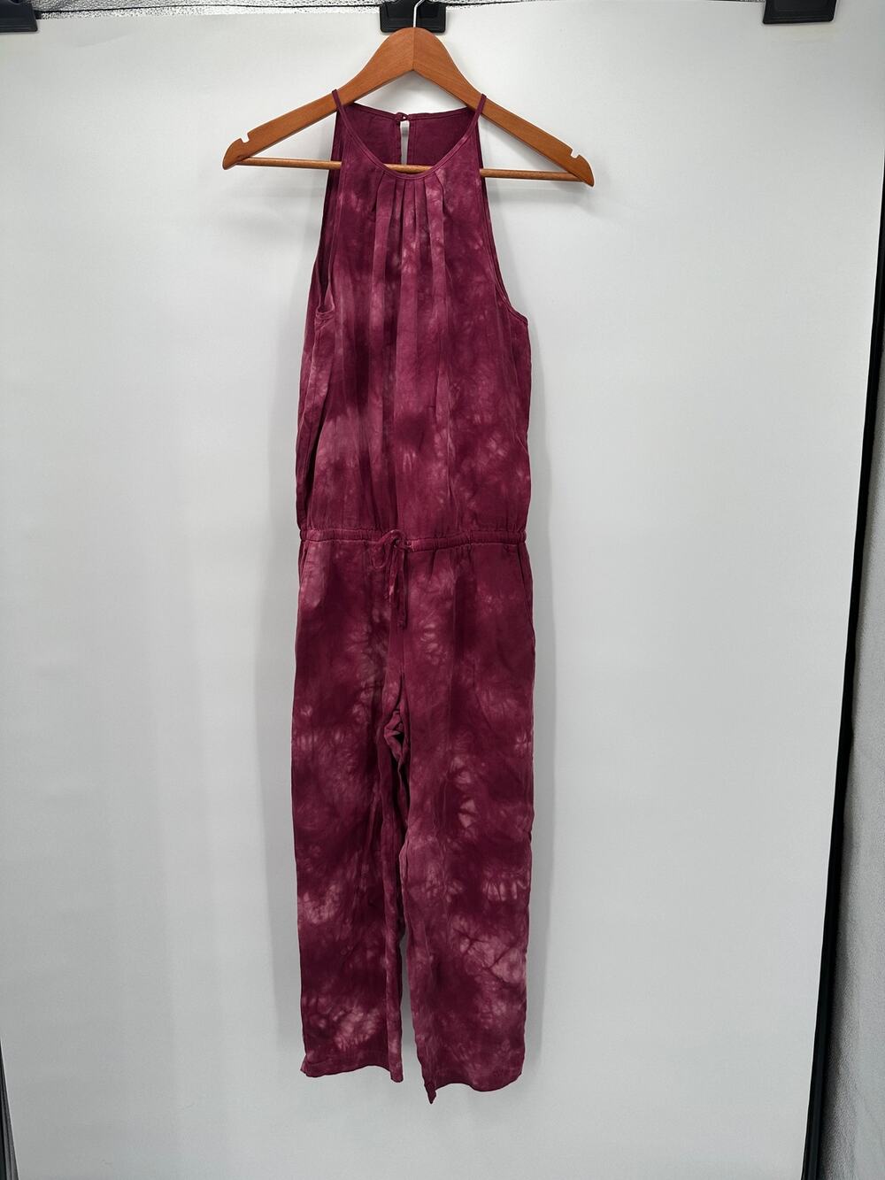 CLOTH & STONE Anthropologie Halter Tie Dye Jumpsuit // XS